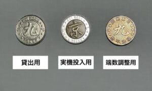 3種類のコイン
