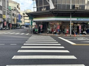 台湾の横断歩道